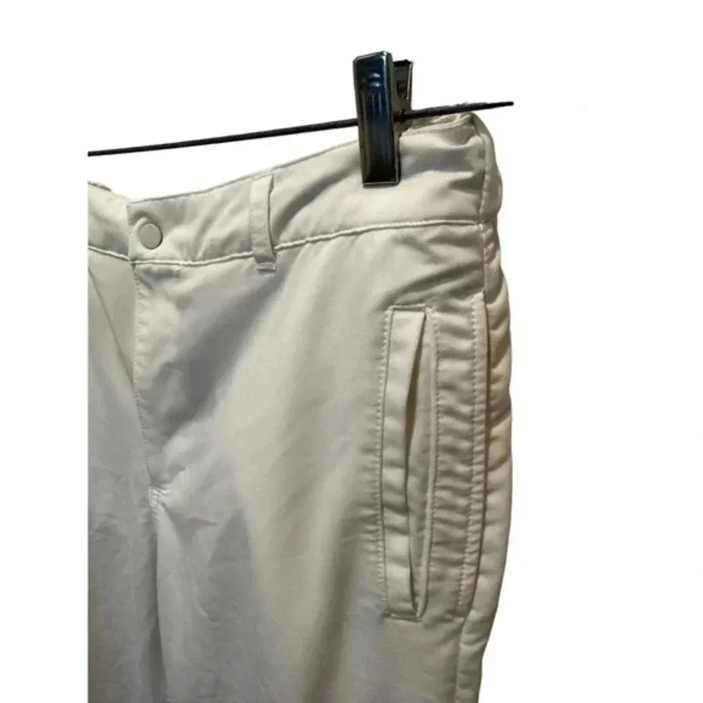 Jaanuu‎ Men's 11-pocket Relaxed-fit White Scrub Pant Size M